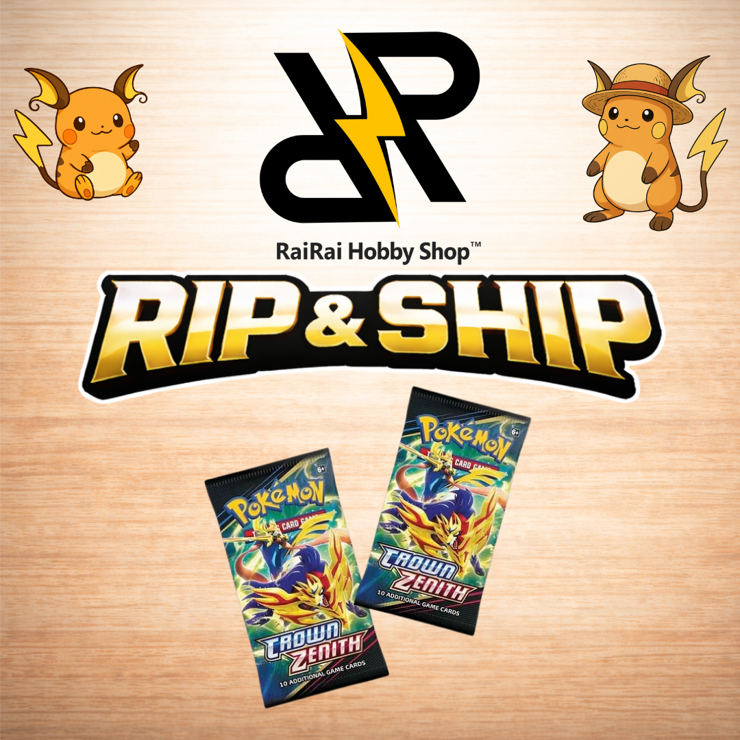(Rip & Ship) Pokémon TCG: Crown Zenith 1 Booster Pack