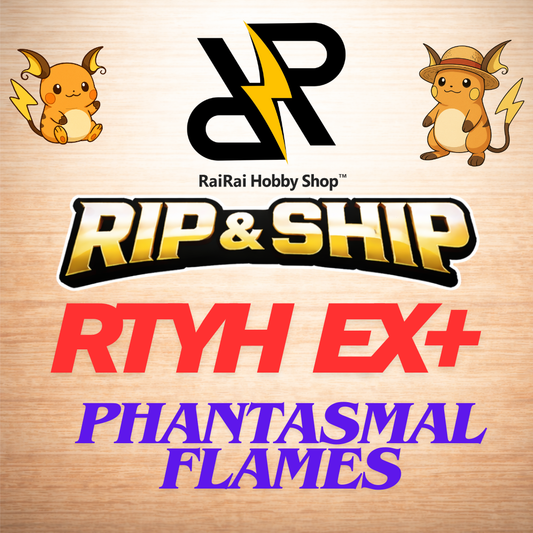 (Rip & Ship) Pokémon TCG: RTYH EX+ - Phantasmal Flames