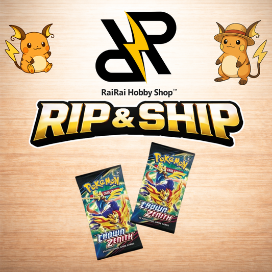 (Rip & Ship) Pokémon TCG: Crown Zenith 1 Booster Pack