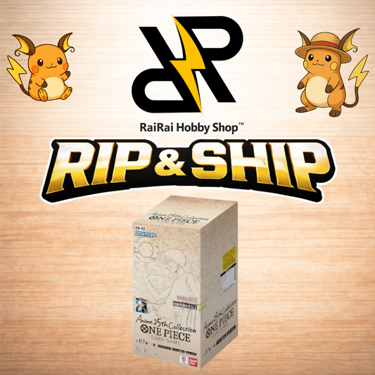 (Rip & Ship) One Piece TCG: EB02 - Anime 25th Anniversary Japanese Booster Box