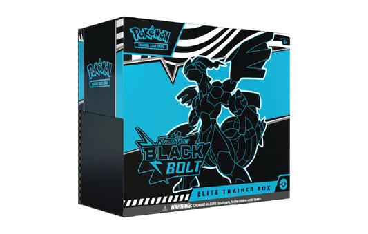 Pokemon TCG: Scarlet & Violet Black Bolt- Elite Trainer Box (Pre-Release)