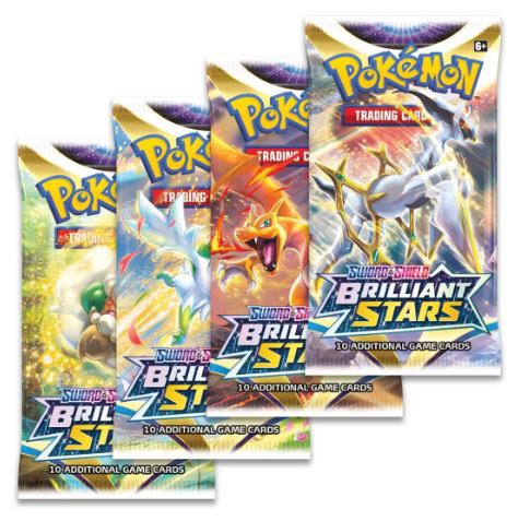 Pokemon Sword & Shield - Brilliant Stars Booster Pack