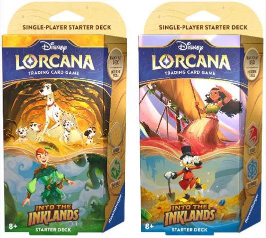Disney Lorcana: Into The Inklands Starter Decks (Set of 2)